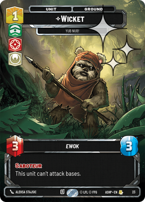Wicket ASHP 23