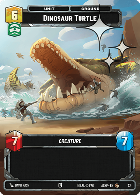 Dinosaur Turtle ASHP 33