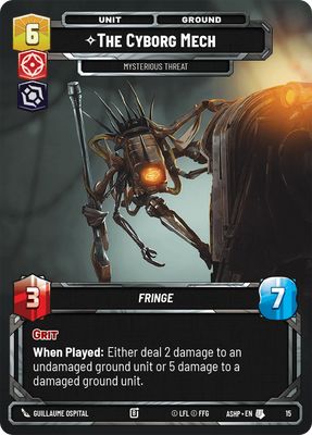 The Cyborg Mech — Mysterious Threat