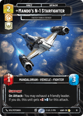 Mando's N-1 Starfighter — Faster than a Fathier