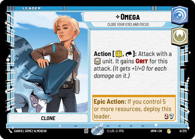 Omega - carte Star Wars Unlimited