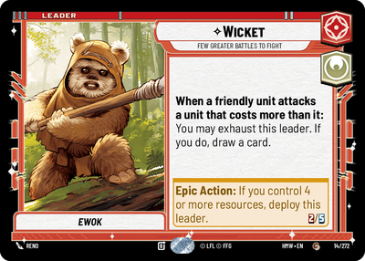 Wicket - carte Star Wars Unlimited