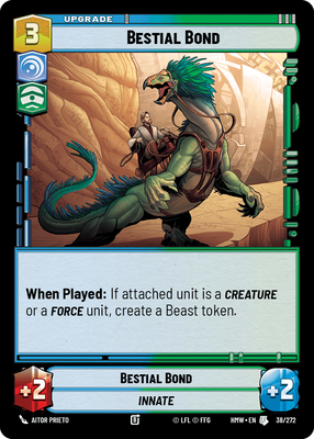 Bestial Bond - carte Star Wars Unlimited
