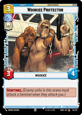 Wookiee Protector - carte Star Wars Unlimited