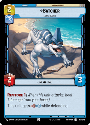 Batcher - carte Star Wars Unlimited