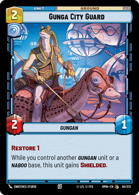 Gunga City Guard - carte Star Wars Unlimited