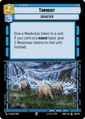 Torrent - carte Star Wars Unlimited