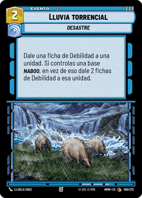 Lluvia torrencial