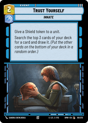 Trust Yourself - carte Star Wars Unlimited