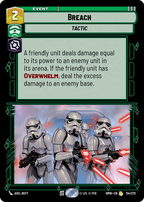 Breach - carte Star Wars Unlimited