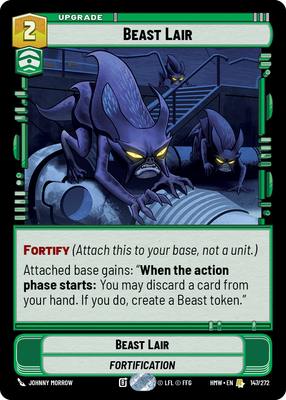 Beast Lair - carte Star Wars Unlimited