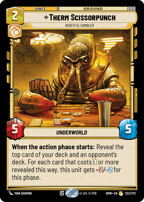 Therm Scissorpunch - carte Star Wars Unlimited