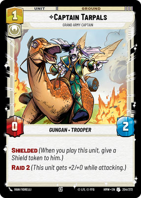 Captain Tarpals - carte Star Wars Unlimited