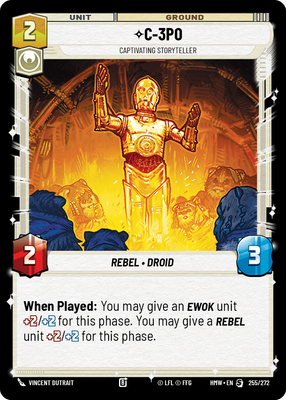C-3PO - carte Star Wars Unlimited