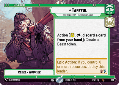Tarfful (Homeworlds) — Star Wars: Unlimited card