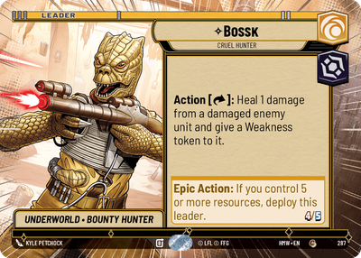 Bossk (Homeworlds) — Star Wars: Unlimited card