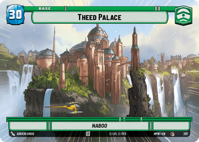 Theed Palace (Homeworlds) — Star Wars: Unlimited card