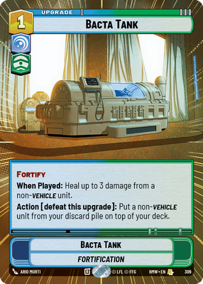 Bacta Tank (Homeworlds) — Star Wars: Unlimited card