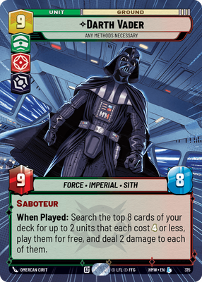Darth Vader — Any Methods Necessary