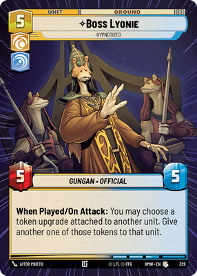 Boss Lyonie (Homeworlds) — Star Wars: Unlimited card