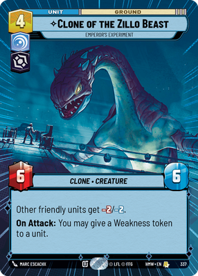 Clone of the Zillo Beast, Emperor's Experiment · Homeworlds · Hyperspace · #337