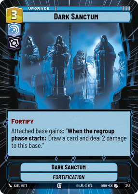 Dark Sanctum (Homeworlds) — Star Wars: Unlimited card