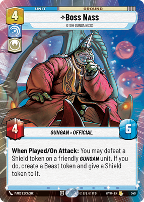 Boss Nass (Homeworlds) — Star Wars: Unlimited card
