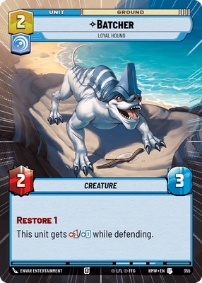 Batcher (Homeworlds) — Star Wars: Unlimited card