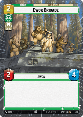 Ewok Brigade (Homeworlds) — Star Wars: Unlimited card