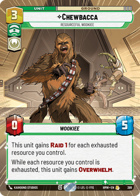 Chewbacca (Homeworlds) — Star Wars: Unlimited card