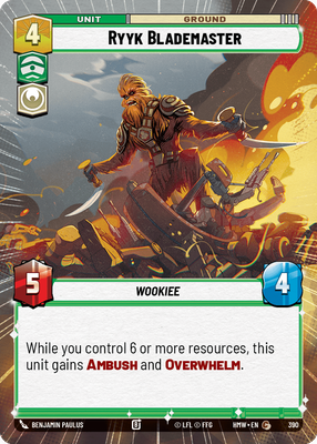 Ryyk Blademaster (Homeworlds) — Star Wars: Unlimited card