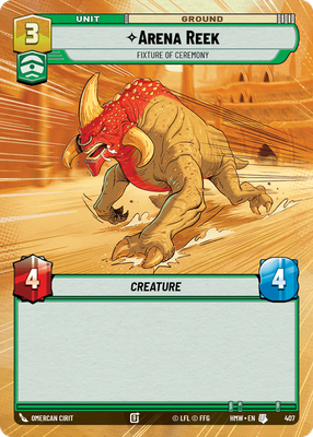 Arena Reek (Homeworlds) — Star Wars: Unlimited card