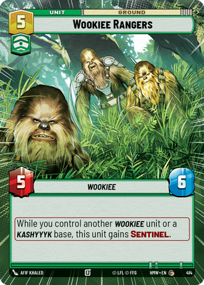 Wookiee Rangers (Homeworlds) — Star Wars: Unlimited card