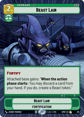 Beast Lair (Homeworlds) — Star Wars: Unlimited card