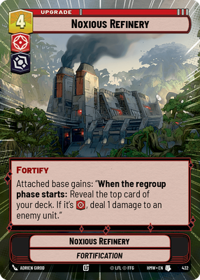 Noxious Refinery (Homeworlds) — Star Wars: Unlimited card