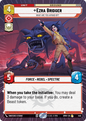 Ezra Bridger (Homeworlds) — Star Wars: Unlimited card