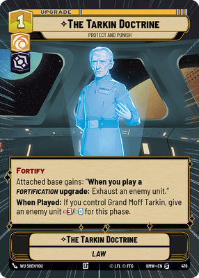 The Tarkin Doctrine (Homeworlds) — Star Wars: Unlimited card