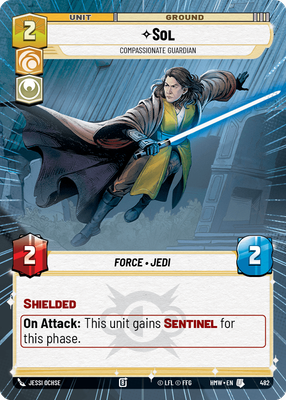 Sol (Homeworlds) — Star Wars: Unlimited card
