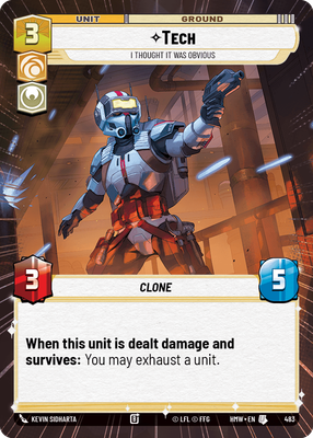 Tech (Homeworlds) — Star Wars: Unlimited card