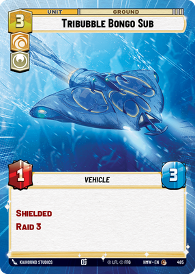 Tribubble Bongo Sub (Homeworlds) — Star Wars: Unlimited card