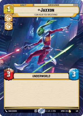 Jaxxon (Homeworlds) — Star Wars: Unlimited card