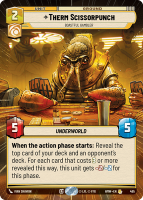 Therm Scissorpunch (Homeworlds) — Star Wars: Unlimited card