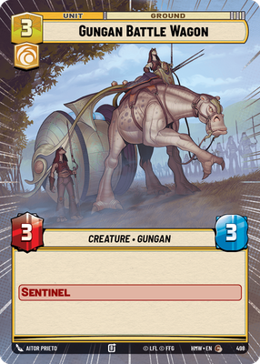 Gungan Battle Wagon (Homeworlds) — Star Wars: Unlimited card