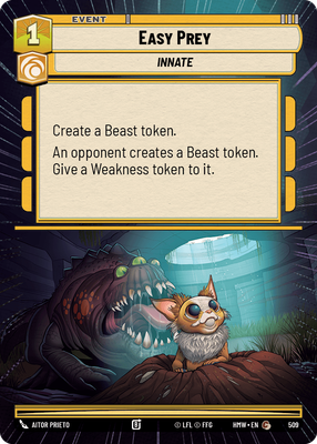 Easy Prey (Homeworlds) — Star Wars: Unlimited card