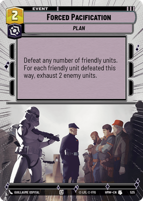 Forced Pacification HMW 525