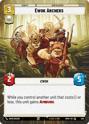 Ewok Archers · Homeworlds · Hyperspace · #529