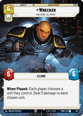 Wrecker (Homeworlds) — Star Wars: Unlimited card