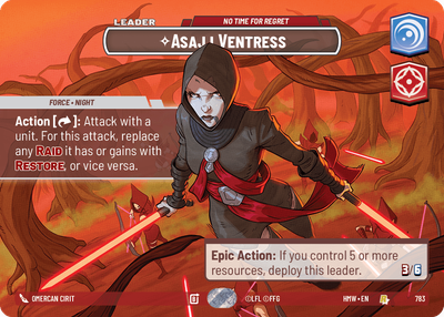 Asajj Ventress (Homeworlds) — Star Wars: Unlimited card