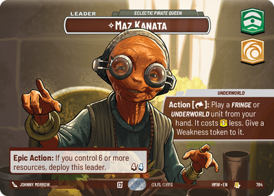 Maz Kanata (Homeworlds) — Star Wars: Unlimited card