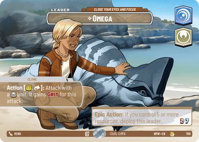 Omega (Homeworlds) — Star Wars: Unlimited card